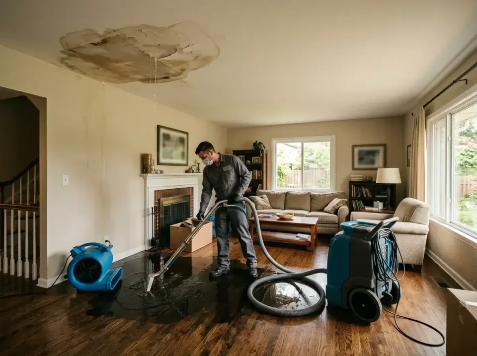 attic-pipe-burst-ceiling-drip-008 — frequently asked questions, Water Damage Restoration & Carpet Care in Adamstown, MD